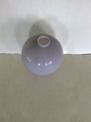 Vintage Milk Glass Lightning Rod Ball 4 1/2