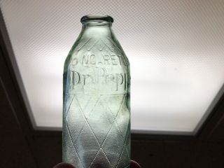 Vintage Dr Pepper 1960s " Grenade " Ndnr 6 Oz Glass Bottle Rare - Not Refillable