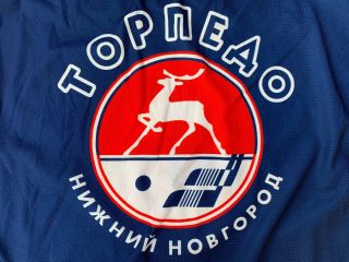 KHL Game Worn Torpedo Nizhny Novgorod Russia Ice Hockey Jersey 5 Stalnov NHL 3