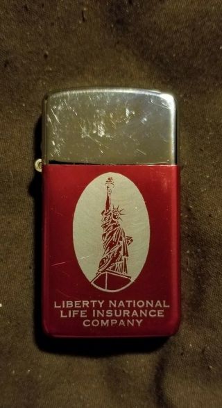 Vintage Park Advertising Lighter - Liberty National Life Insurance -