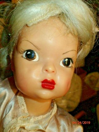 Vintage 16” Terri Lee Doll With Painted Face,  Marked “pat Pending.  ”