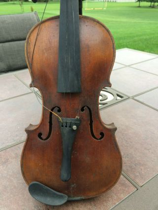 Vintage Jacobus Stainer 4/4 Violin Labeled Real Old