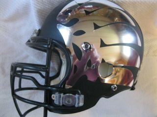 Riddell Oregon Ducks Pac 12 Blackout,  Heavy Duty Ncaa Game Football Helmet