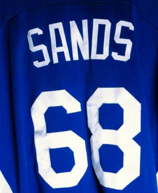 Gerry Sands Team Issue Batting Practice Jersey Los Angeles Dodgers 68 Size 48