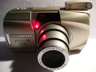 Vintage Olympus Mju Iii 100 Wide All Weather 35mm Film Camera