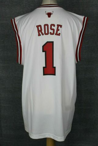 Rose 1 Vintage Chicago Bulls Nba Basketball Jersey Mens Large Adidas
