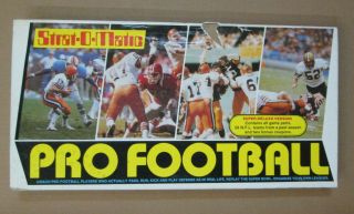 Vintage 1993 Strat - O - Matic Pro Football Board Game Great Gift Idea Rare