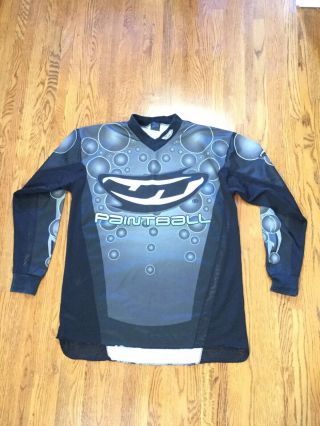 Jt Paintball Vintage Jersey Classic - Large Black/gray