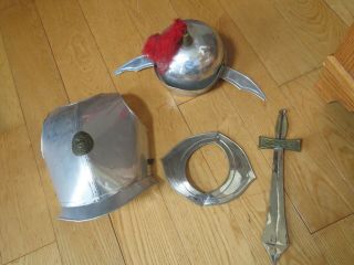 Knight Helmet Armor Metal Toy Child 