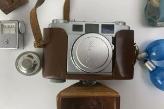 Vintage Olympus 35 - S Bundle W/ Tons Of Case Lens -