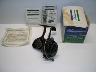 Vintage Shakespeare 2062 Dc Spinning Reel W/box & Instructions