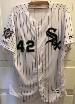 2019 Chicago White Sox Manny Banuelos Game Worn Jackie Robinson Day Jersey