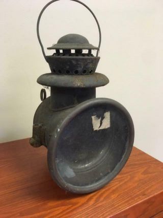 Vintage Antique C.  T.  Ham Mfg.  Co.  Diamond Rochester Ny Lantern Lamp Impd