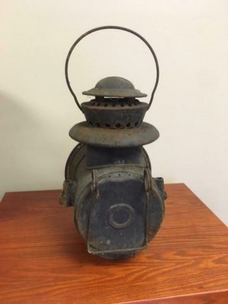 Vintage Antique C.  T.  HAM MFG.  CO.  DIAMOND ROCHESTER NY Lantern Lamp IMPD 3