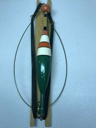 Vintage Quality Large Size 8 Inch Fishing Bobber With Line Winder