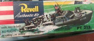 Vintage Revell Authentic Kit H304:98 – Pt 212 Torpedo Boat 1953 Rare Perfect