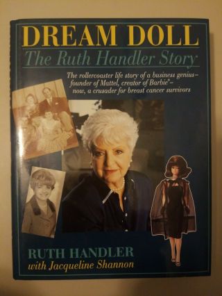 Barbie Dolls Book Ruth Handler Dream Doll Story First Edition Jacqueline Shannon