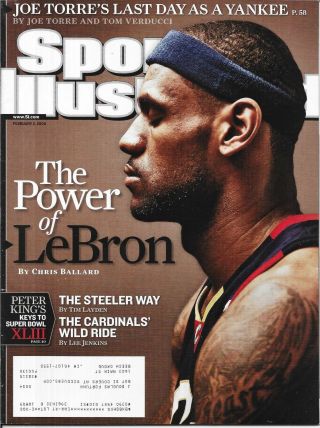 Sports Illustrated 2009 The Power Of Lebron James Cleveland Cavaliers