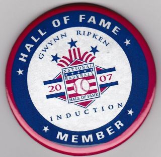 2007 Baseball Hall Of Fame Member Pin Cal Ripken - Tony Gwynn