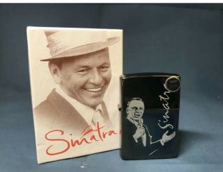 Vintage Frank Sinatra Zippo Lighter W/ Box