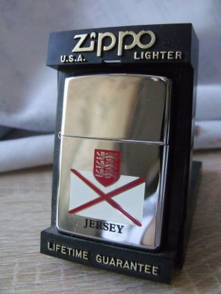 Jersey Emblem Zippo Lighter - Boxed
