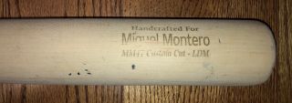 2016 Chicago Cubs Miguel Montero Game Bat 2016 World Series Champions