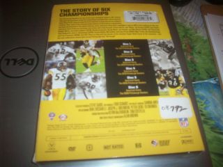 Pittsburg Steelers The Story of Six championships DVD Still in Wrapper 2