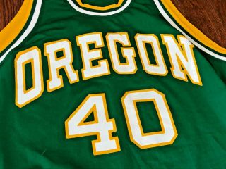 Vintage 1980s Oregon Ducks Game Basketball Jersey Worn by 40 Rasmussen? 3