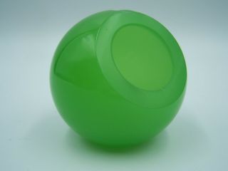 Art Deco Style Ball Ashtray Jade Glass Jadeite Jadite Jade - Ite