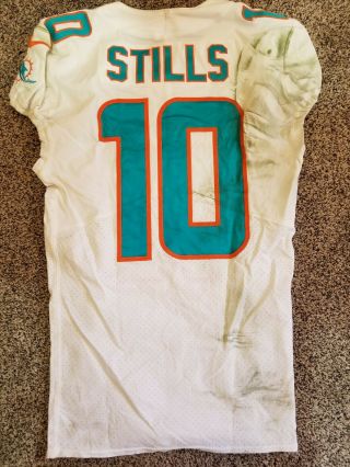 Nfl Kenny Stills 2018 Game Jersey Miami Dolphins Matched 2