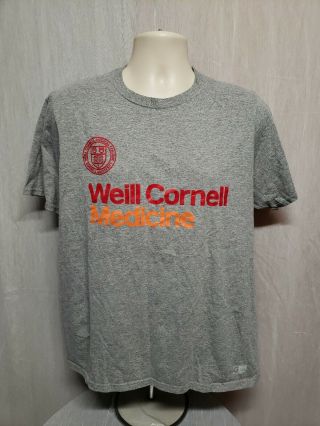 Weill Cornell University Medical College Adult Large Gray Tshirt