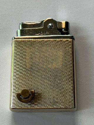 Old Vintage Rare Lador Made In Japan Music Musical Cigarette Lighter Gold Tone