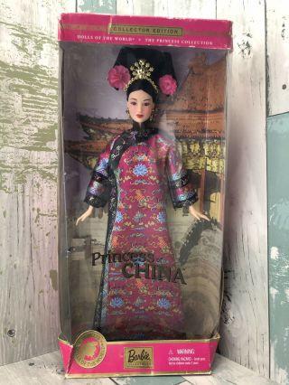 Barbie Doll Princess Of China 2001 Dolls Of The World With Box