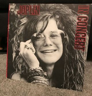 Janis Joplin - In Concert 2 Lp Vinyl 1972 Vintage Rare