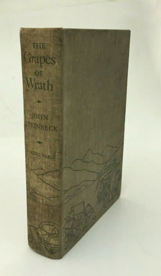 The Grapes Of Wrath By John Steinbeck Hc First Edition 10th Printing 1939