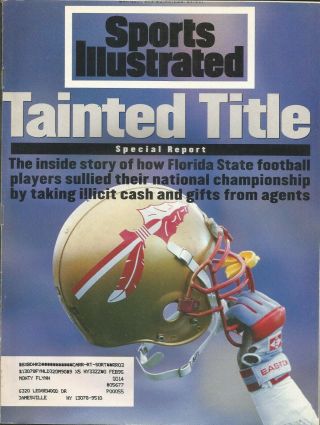 Florida State Seminoles Football 1994 Sports Illustrated 1993 National Champions