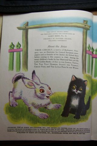 The Seven Sneezes,  A Little Golden Book,  1948 VINTAGE Children ' s Hardcover 2
