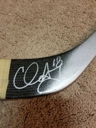 CHRIS DRURY 01 ' 02 Signed Colorado Avalanche Game Hockey Stick NHL 2