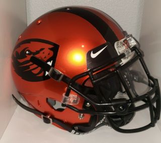 Oregon State Beavers Game Football Orange Helmet W/ Eyeshield