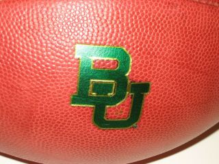 2019 Baylor Bears GAME BALL Nike Vapor Elite Football - UNIVERSITY - Texas 3