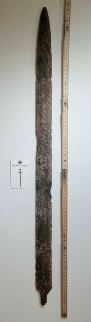 Very Fine Rare Roman [romano British] Spatha Roman Infantry Long Sword Conserved
