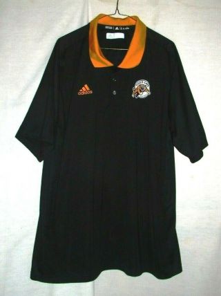 Hamilton Tiger - Cats Cfl Authentic Sideline Black/gold Shirt By Adidas Man 