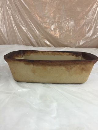 Pampered Chef Stoneware Loaf Pan Bread Meatloaf Cake Pan Seasoned Box Vintage 96 2