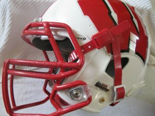 Riddell Speed Wisconsin Badgers Heavy Duty,  Ncaa College Football Game Helmet
