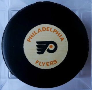 Philadelphia Flyers Vintage Nhl Approved Viceroy Mfg.  Official Game Puck Rare