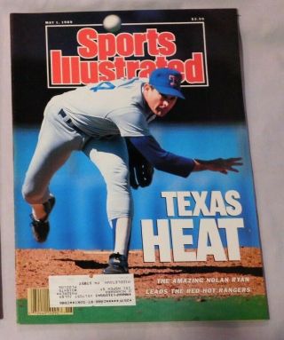 1989 Sports Illustrated Nolan Ryan Texas Rangers