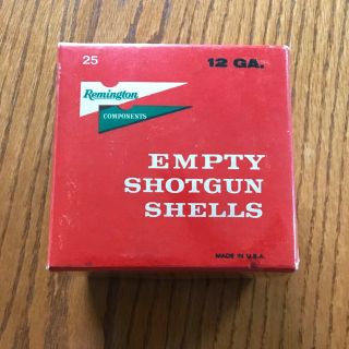 Empty Exceptional Rare Green Remington Empty 12 Ga 2 Piece Box