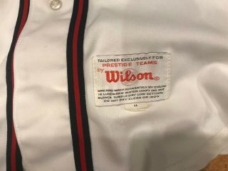 1990 Jimmy Williams Signed Atlanta Braves Game Professional home jersey 3