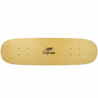 Vintage Nos 1970s Mpi Old School Skateboard Deck Wood Reverse Camber 7.  75 "