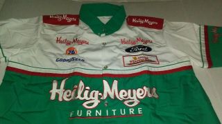 VTG 90s Heilig - Meyers 90 Dick Trickle Nascar Race Pit Crew Uniform Shirt XL 3